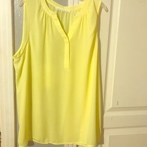 VIOLET + CLARIE XL YELLOW BLOUSE